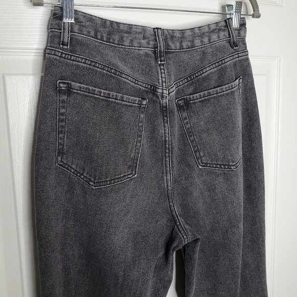 Pacsun Washed Black High Rise Distressed Ripped 90s Boyfriend Jeans - Picture 8 of 11